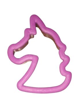 Purple Unicorn Cookie Cutter New Plastic